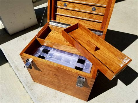 stainless steel tackle box|wooden tackle boxes for fishing.